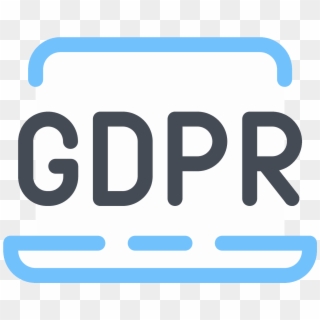 Gdpr Laptop Icon - Electric Blue, HD Png Download