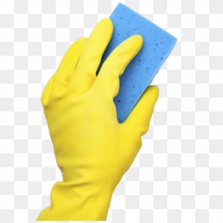 Washing Sponge In Hand Png - Hand With Sponge Png, Transparent Png