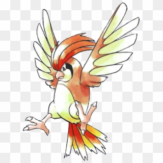 Pidgeotto Pokemon Red And Blue Official Art - Pidgey Original Art, HD Png Download