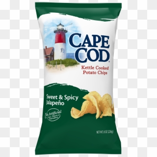 Cape Cod Kettle Cooked Sweet & Spicy Jalapeno Potato - Cape Cod Jalapeno Chips, HD Png Download