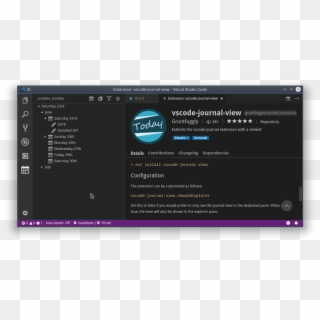Gruntfuggly/vscode Journal View - Vue Loader, HD Png Download