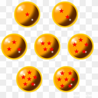 Dragonballs Png - Dragon Ball Z Seven Dragon Balls, Transparent Png