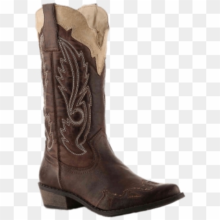 Brown Embroidered Women's Cowboy Boot - Lucchese Barn Boot, HD Png Download