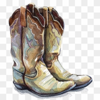 564 X 800 3 - Hand Painting Cowboy Boots, HD Png Download
