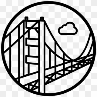 San Francisco Bridge Icon, HD Png Download