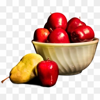 Download Fruits In A Basket Png Image - Plato De Manzanas, Transparent Png