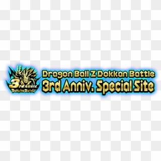 Dragon Ball Z Dokkan Battle 3rd Anniversary Special - Dragon Ball Z Png,  Transparent Png - vhv