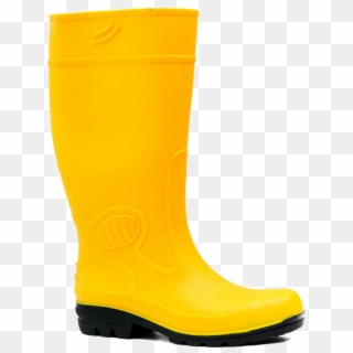 Rain Boot Png Hd - Yellow Gumboots, Transparent Png