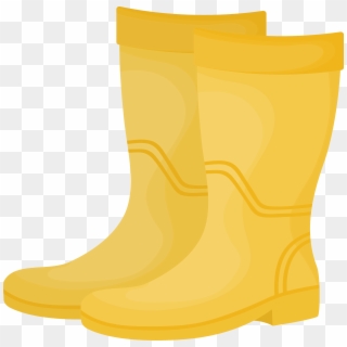 Yellow Wellington Boot - Rubber Boots Png, Transparent Png