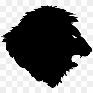 Lion Roar Animal Canidae Silhouette - Lion Roaring Silhouette Logo, HD Png Download