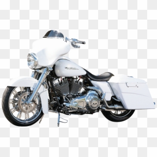 Harley Davidson White Motorcycle Bike Png Image - Harley Davidson White Bike, Transparent Png