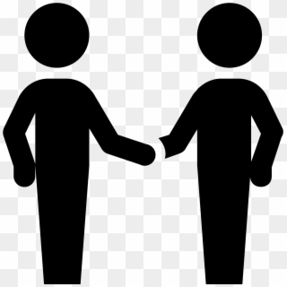 People Shaking Hands Png - Two People Shaking Hands Icon, Transparent Png