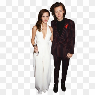 Harry Styles And Emma Watson At The British Fashion - Tuxedo, HD Png Download