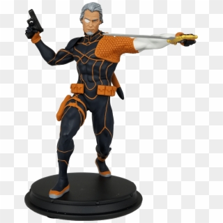 Dc Comics Exclusive Deathstroke Unmasked Rebirth Statue, HD Png Download
