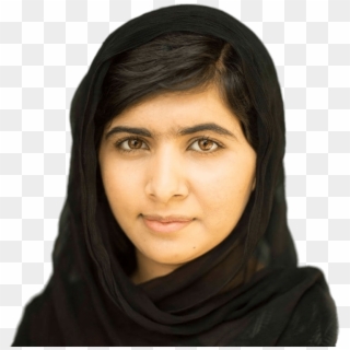 Malala Yousafzai Black Head Scarf - Most Beautiful Human Being, HD Png Download