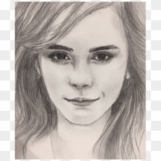 Female Portrait - Sketch, HD Png Download