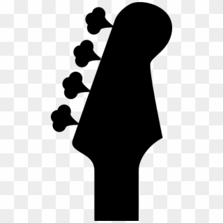 Headstock Bass Guitar Double Bass Acoustic Guitar - Bass Guitar Headstock Vector, HD Png Download