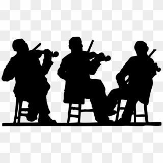 3 Fiddlers In Silhouette - Fiddlers Clipart, HD Png Download