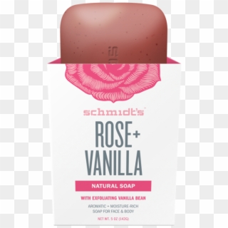 Schmidt's Naturals Rose Vanilla Bar Soap - Cosmetics, HD Png Download