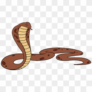 Rattlesnake Clipart Simple Snake - King Cobra Drawing Png, Transparent Png