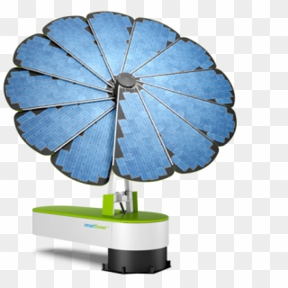 Smartflower Opens And Closes Based On Sun And Wind - Solar Sunflower, HD Png Download