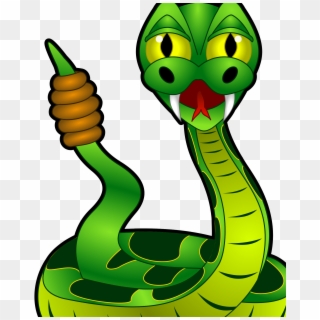 Cartoon Rattlesnake By Sirrob01 - Venomous Snake Clipart, HD Png Download
