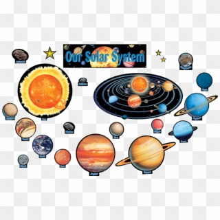 Solar System Bulletin Board Display Set Alternate Image - Illustration, HD Png Download