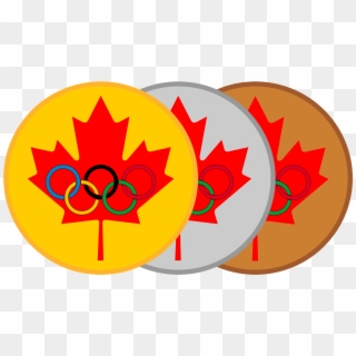 Maple Leaf Olympic Medals - West Edmonton Mall, HD Png Download
