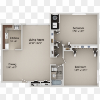 Basketball Court Floor Plan Lake Shore Park Apartments - 11 X 13 Bedroom Layout, HD Png Download