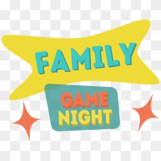 Vector Freeuse Stock Family Game Night Clipart - Family Game Night Banner, HD Png Download