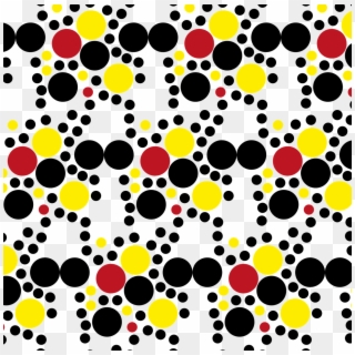 Vector Graphics, - Red Yellow Black Polka Dots On White Background, HD Png  Download - 1280x1274(#762632) - PngFind