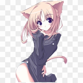 Girl Catgirl Cat Pink Chibi Anime Drawing Cute Cartoon Hd Png Download 560x887 3937412 Pngfind - anime cat girl roblox