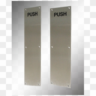 Stainless Steel Push Plate - Push Plate, HD Png Download