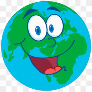 Green Office - Earth Smiling, HD Png Download