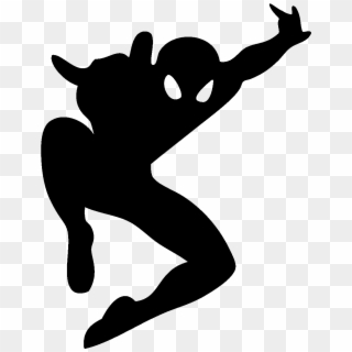 Superhero Spiderman Jumping Vector Graphics - Spiderman Large, HD Png Download