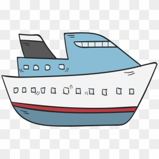Boat Cruise Ship - Cartoon Cruise Ship Png, Transparent Png