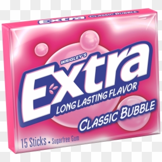 Chewing Gum - Extra Classic Bubble, HD Png Download