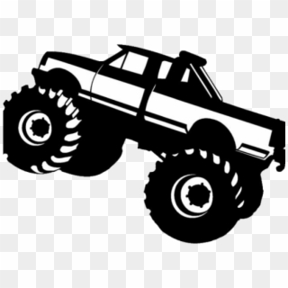 Monster Truck Silhouette Png, Transparent Png