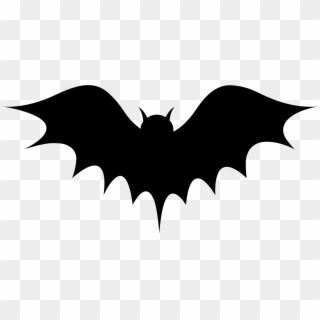Bat Silhouette Png - Spooky Halloween Bat, Transparent Png