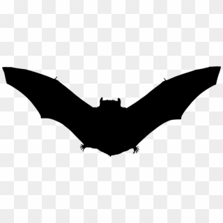 Halloween Bat Silhouette, HD Png Download