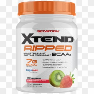 Scivation Xtend Ripped, Bcaa Fat Burner, Strawberry - Scivation Xtend Ripped, HD Png Download