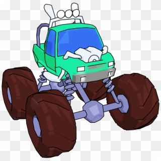 Monster Truck Cartoon Perspective Png Clipart Picture, Transparent Png