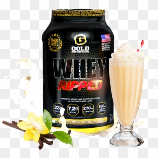 Sabor Whey Ripped Protein Gold Nutrition Gourmet Vainilla - Whey Protein Ripped, HD Png Download