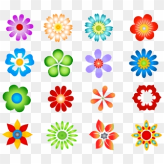 Flower Vector Png - Pretty Flower Silhouette, Transparent Png