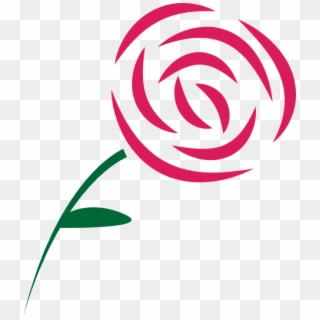 Rosas Vectores Png - Very Simple Rose Drawing, Transparent Png