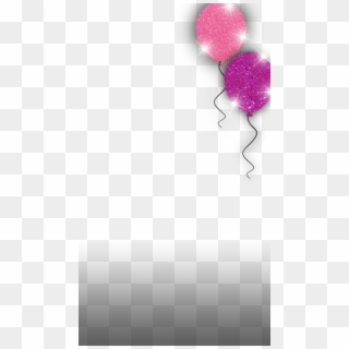 Pink Glitter Balloon - Illustration, HD Png Download