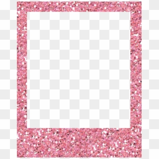 Pink Glitter Frame - Pink Glitter Border Transparent, HD Png Download
