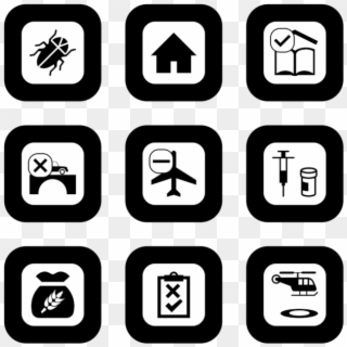 Ocha Inv Icon In Style Flat Rounded Square White On, HD Png Download