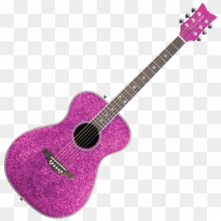 Pink Glitter Guitar - Fender Tim Armstrong Hellcat Red, HD Png Download