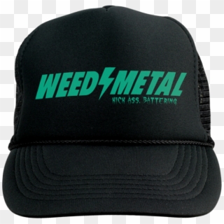 Black Metal Trucker Hat, HD Png Download